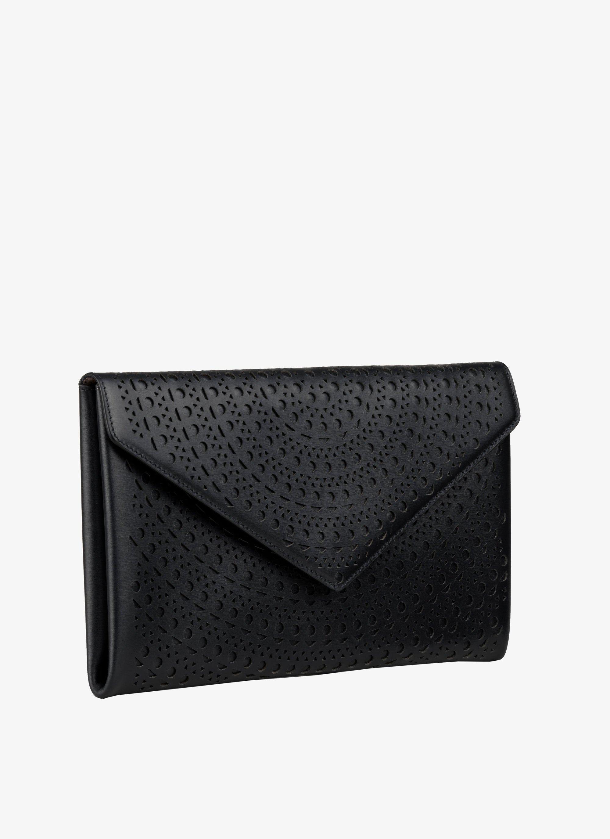 Sac Oum ajouré en cuir - Noir