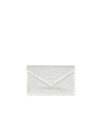 Sac Oum ajouré en cuir - Blanc Optique