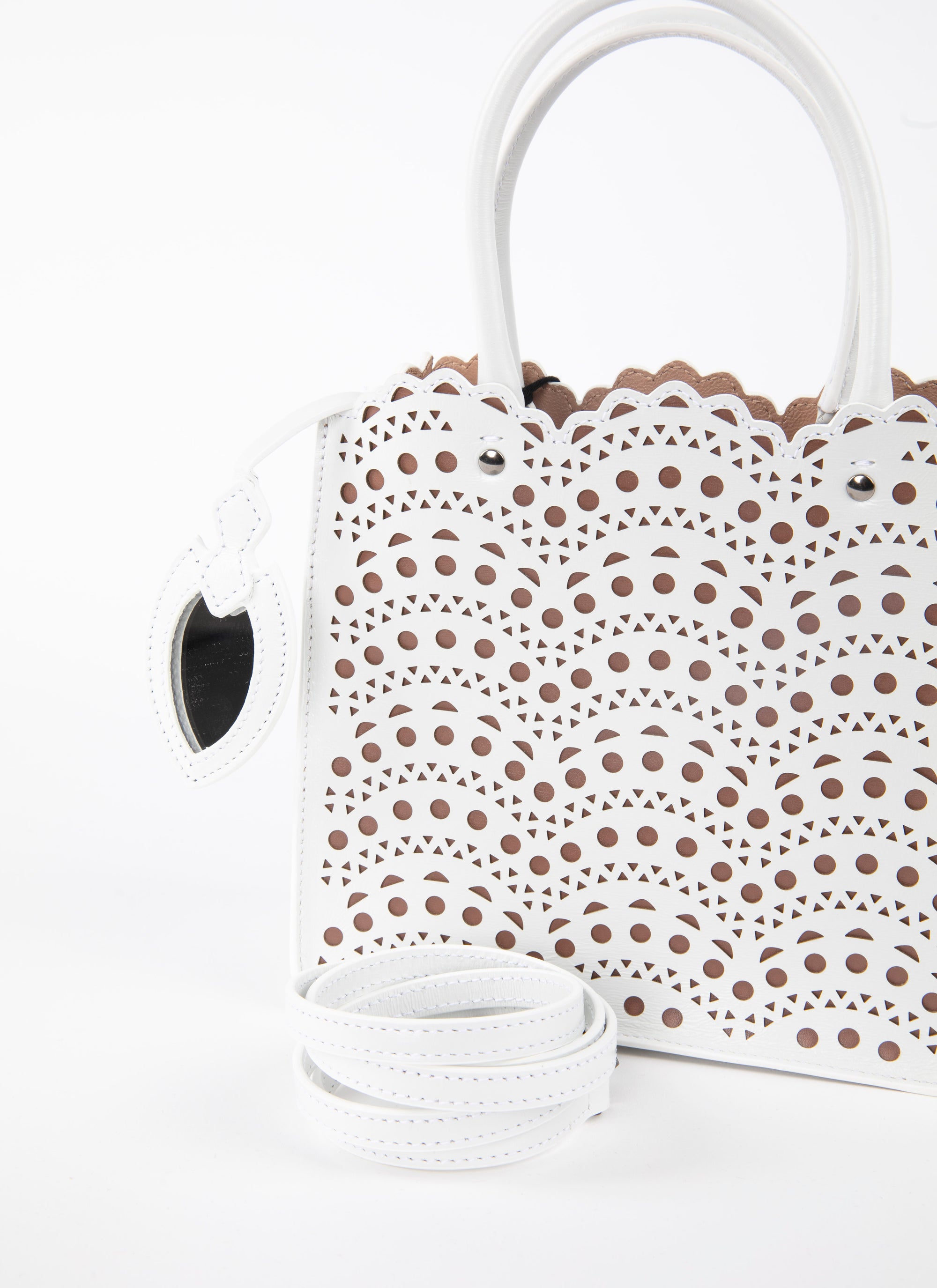 Sac Garance 20 - Blanc & Tabac