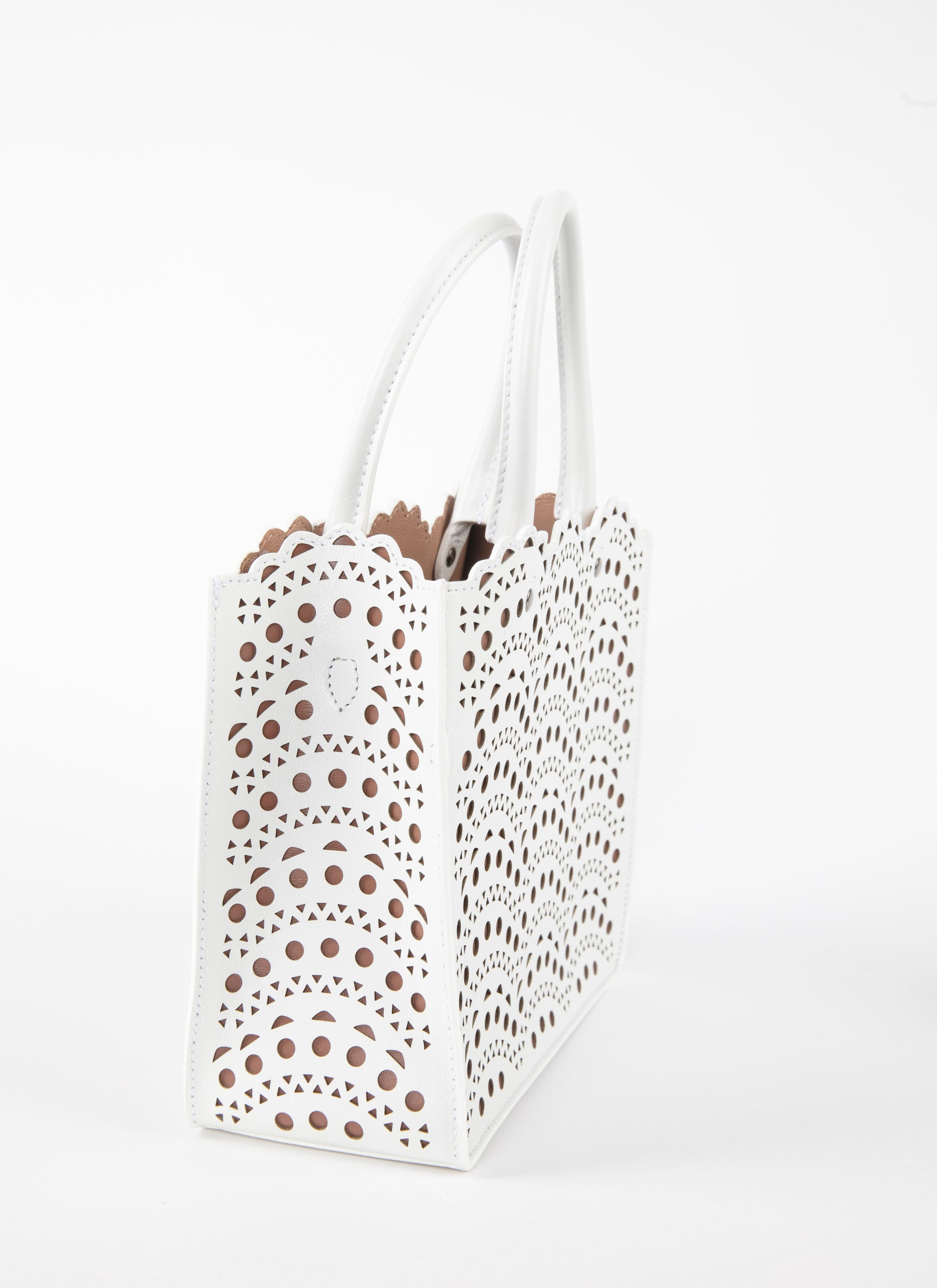 Sac Garance 20 - Blanc & Tabac