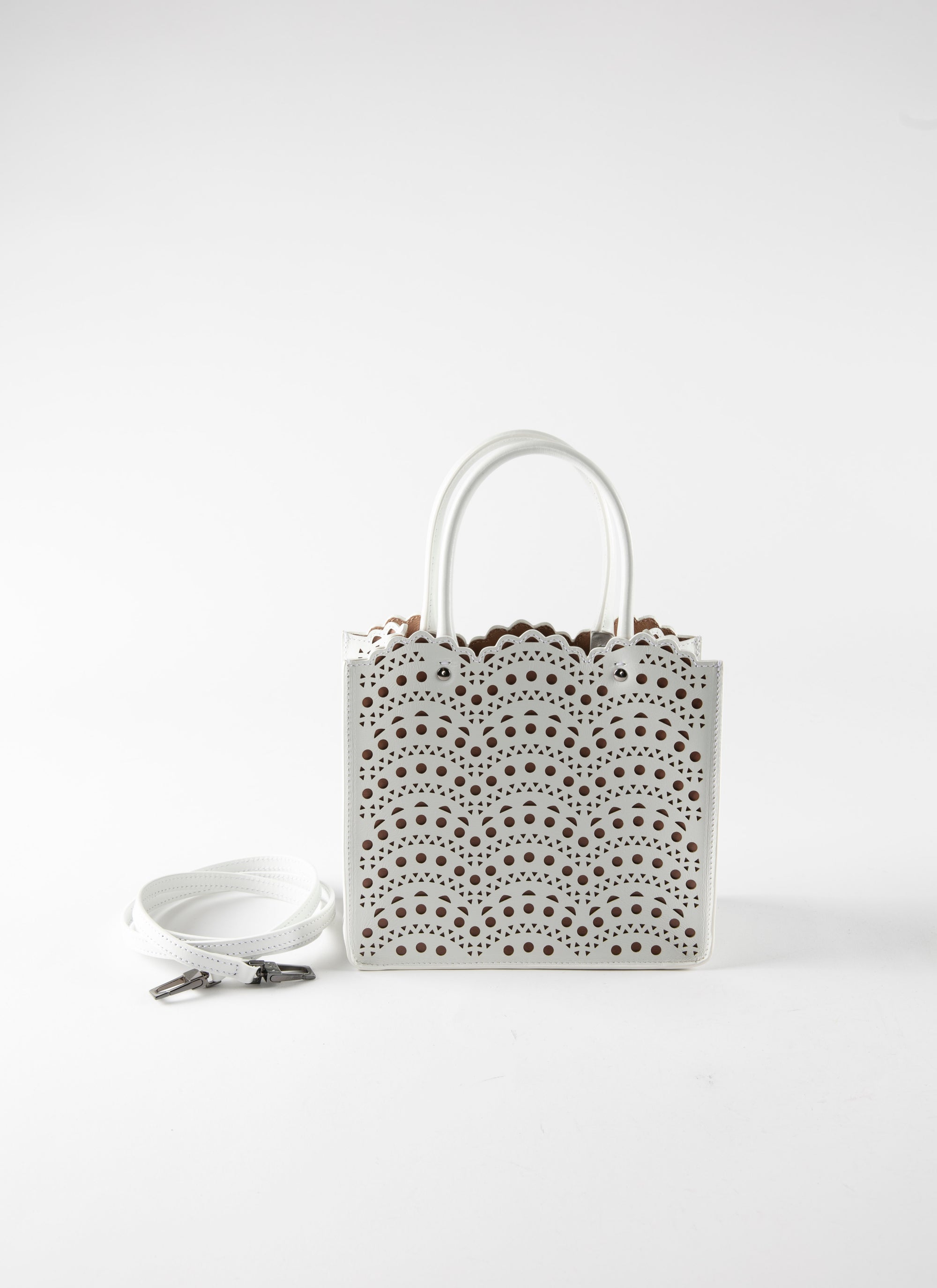 Sac Garance 20 - Blanc & Tabac