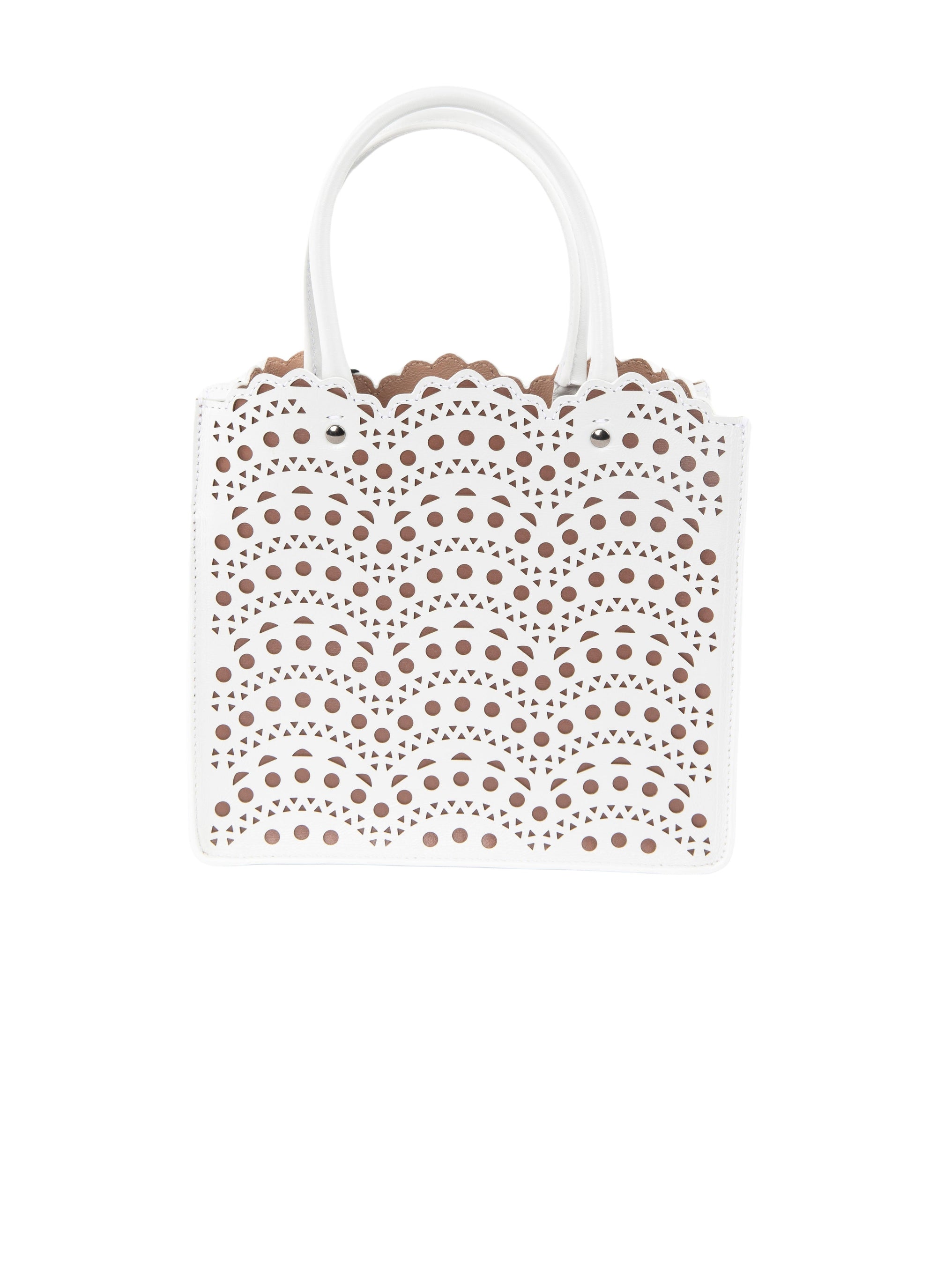 Sac Garance 20 - Blanc & Tabac