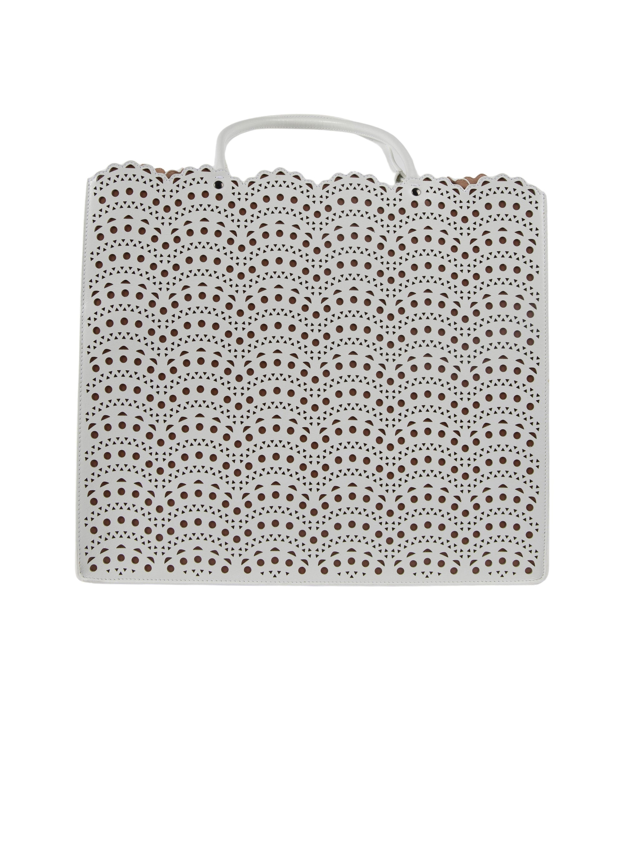 Garance 36 bag - White & Tobacco