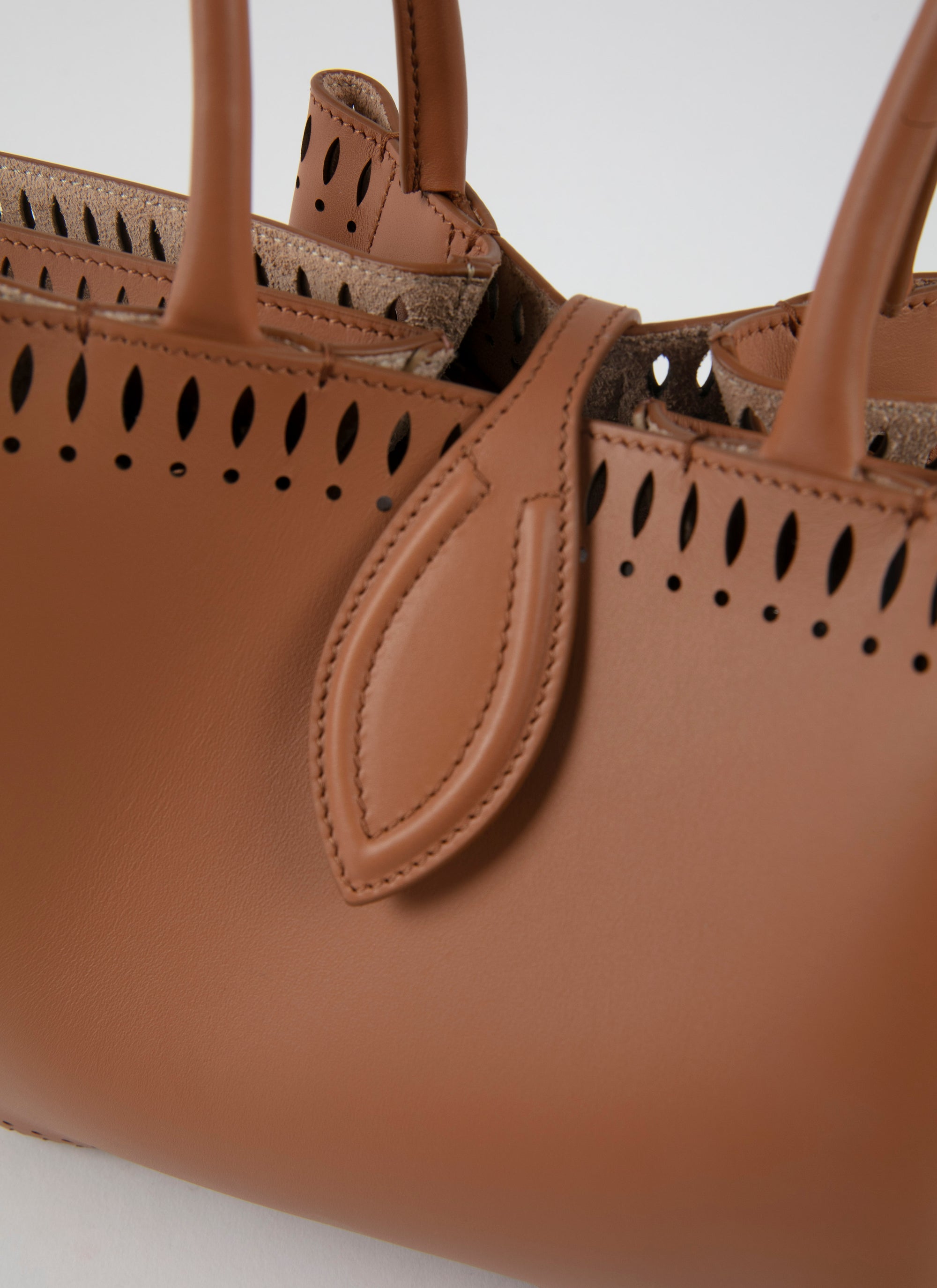 Sac Angele 20 en cuir - Brun Dore