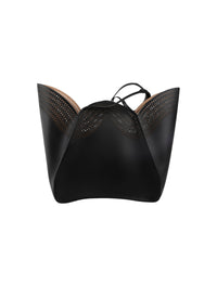 Lili 32 Leather Bag - Black