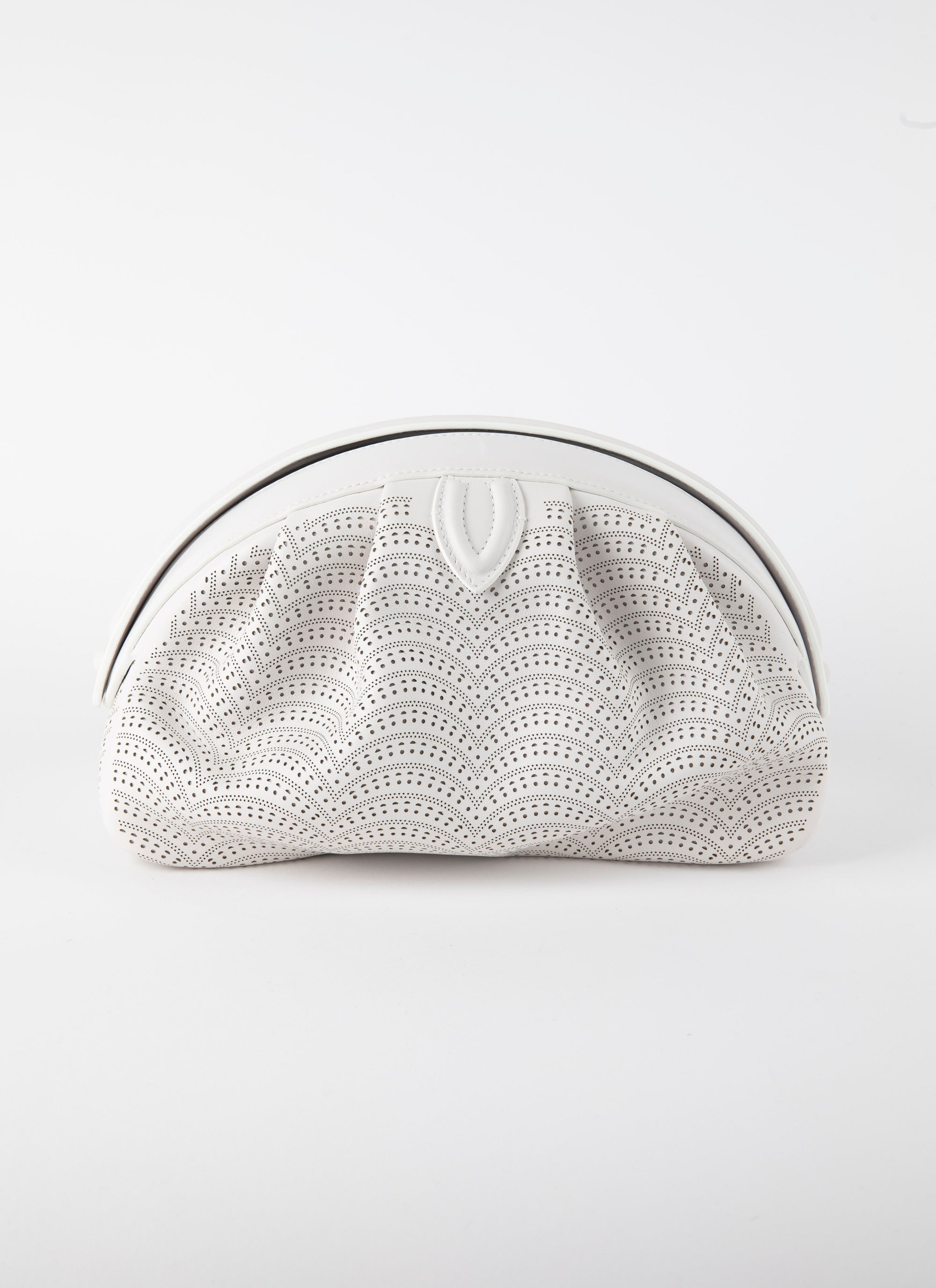 Sac Samia 26 en cuir - Blanc Optique