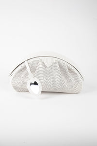 Sac Samia 26 en cuir - Blanc Optique