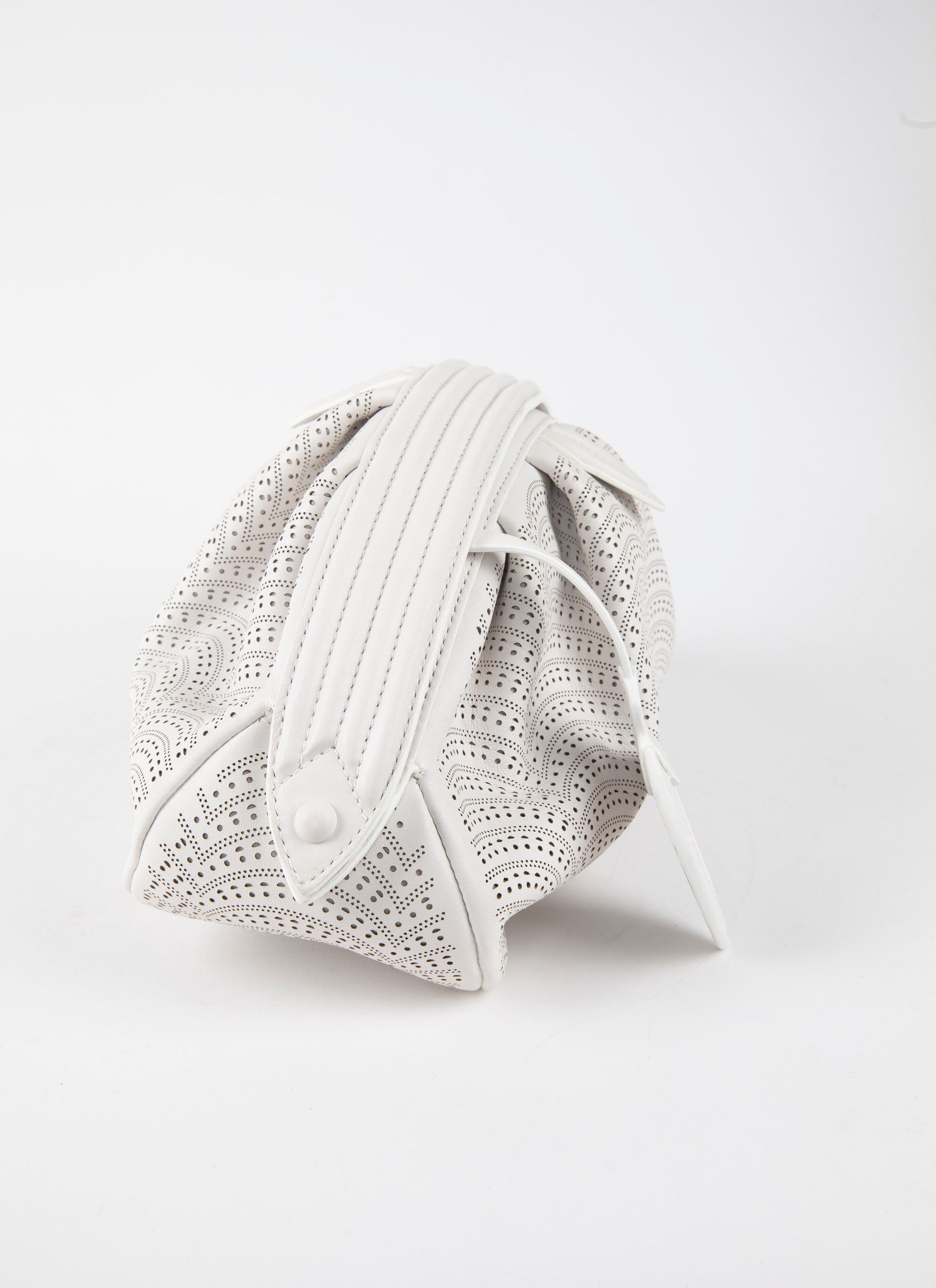Sac Samia 26 en cuir - Blanc Optique