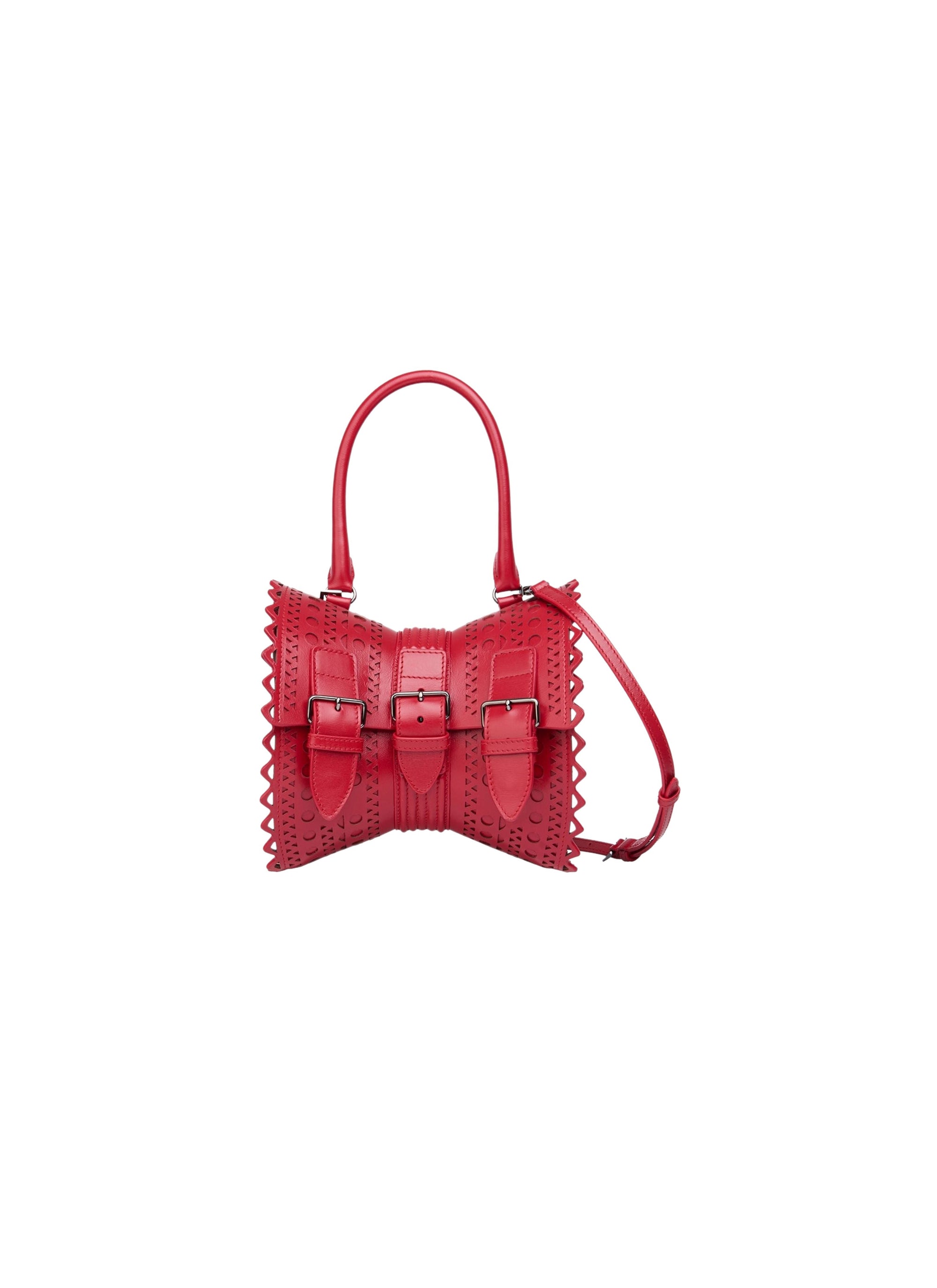 Sac corset 18 en cuir - Laque
