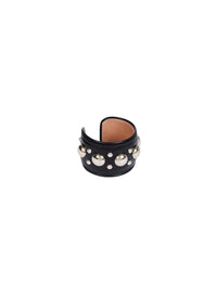 Bracelet en cuir - Noir intense