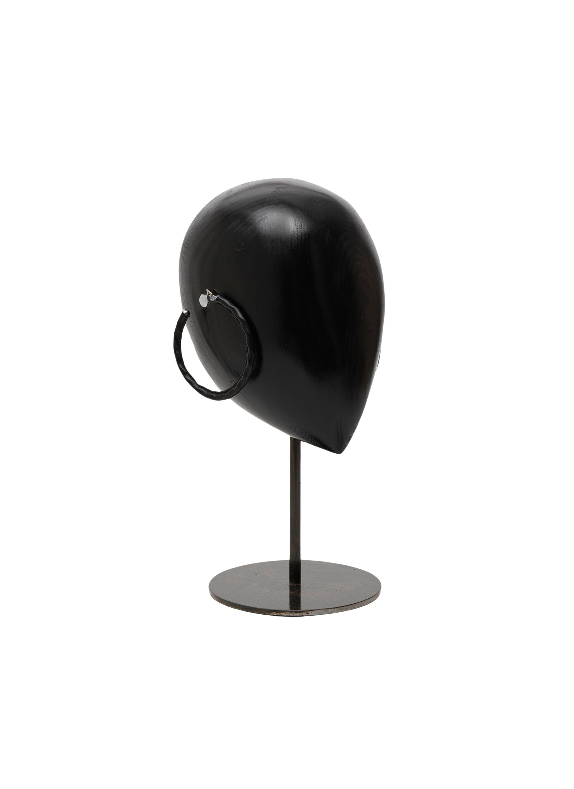 Boucles d'oreille en cuir - Noir