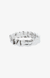 Metallic choker necklace - Silver