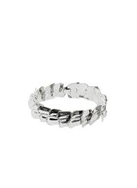 Metallic choker necklace - Silver