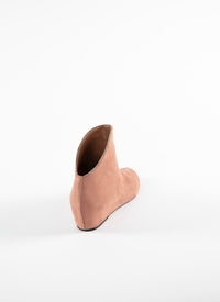 Pearl ankle boots in leather - Tobacco