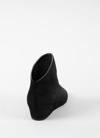 Bottines Perle en cuir - Noir