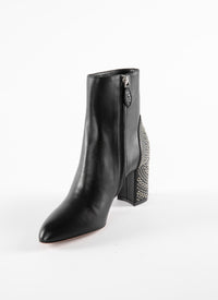 75 boots in leather - Black intense