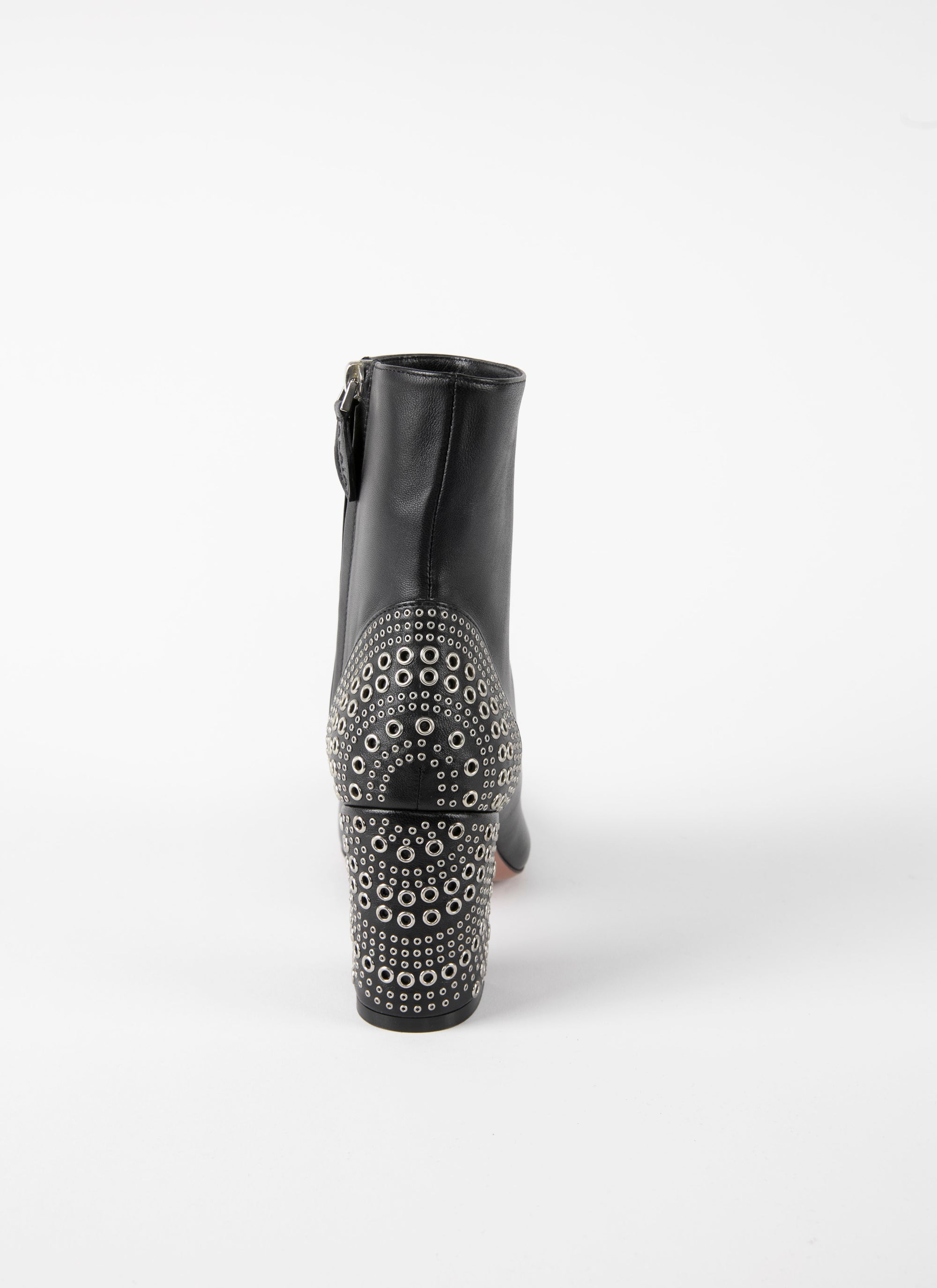 75 boots in leather - Black intense