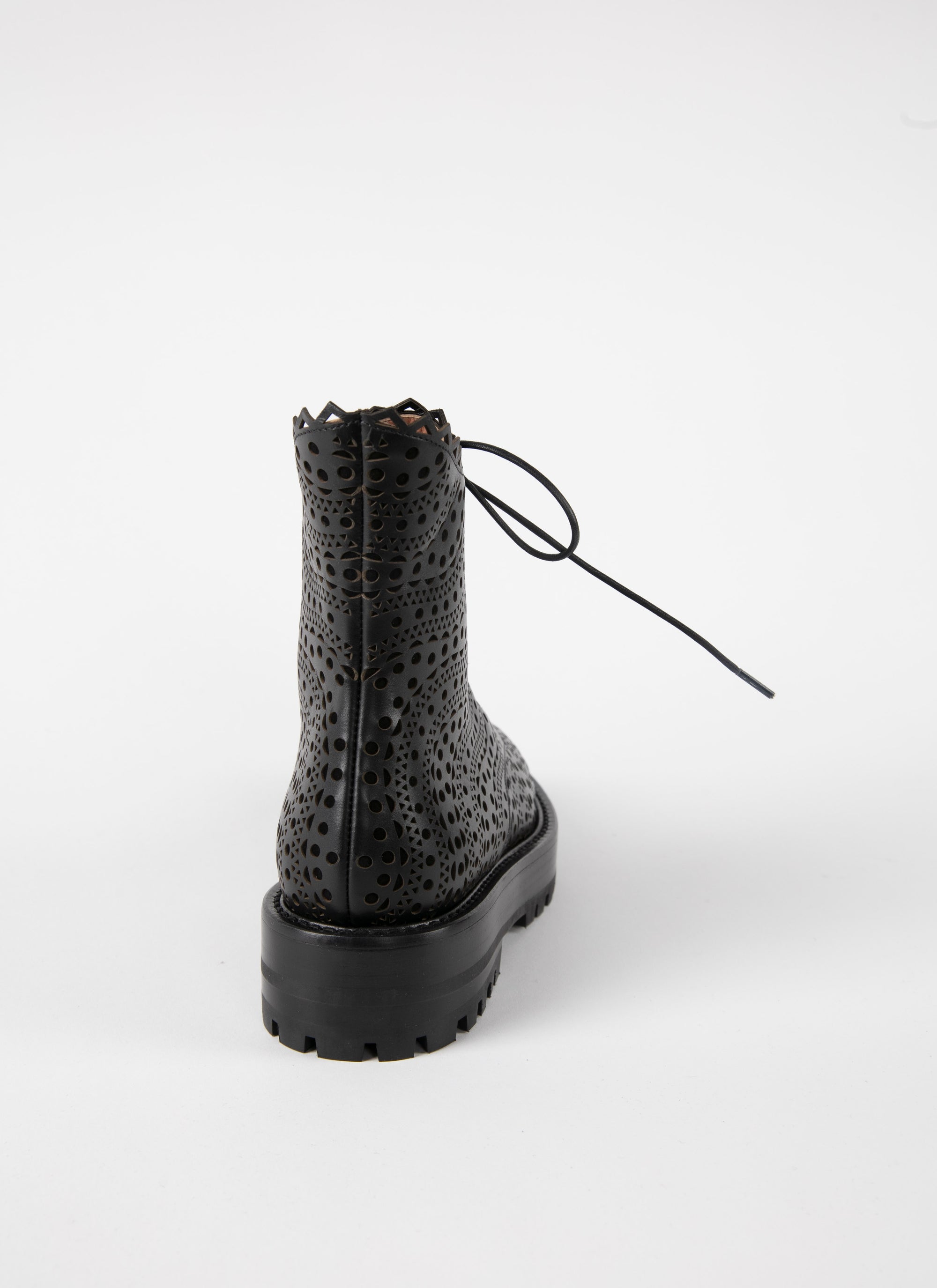 Vienna leather boots - Black & Black