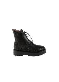 Vienna leather boots - Black & Black