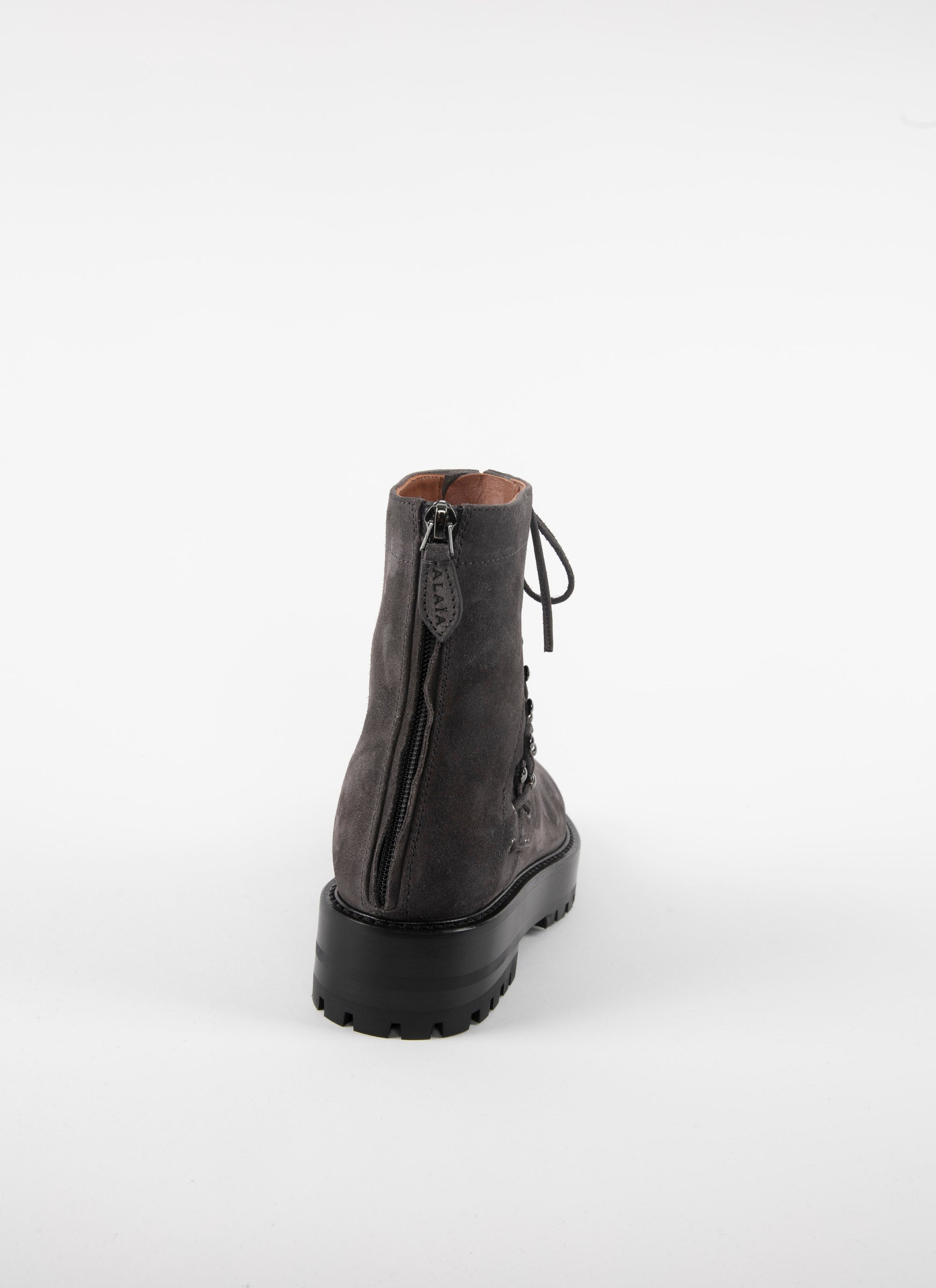 Bottines Lacage en cuir - Gris Foncé