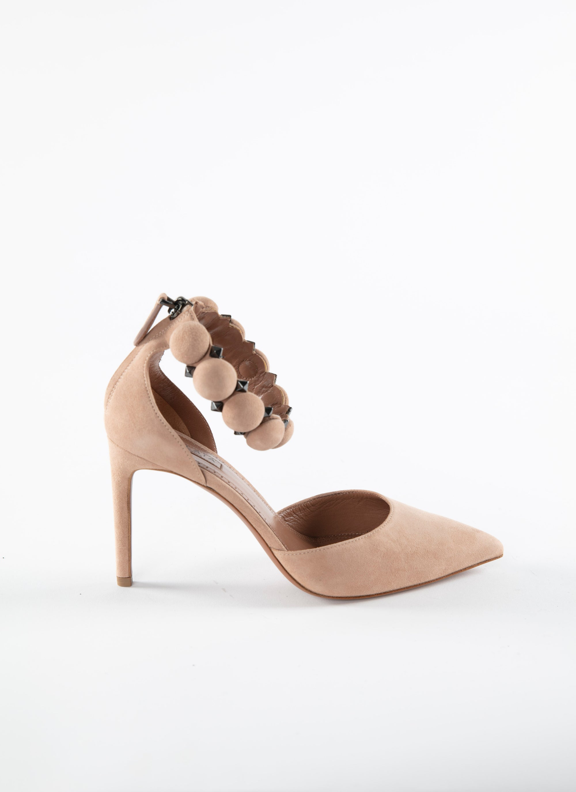 Escarpins Bombe 90 en cuir - Chair