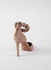 Escarpins Bombe 90 en cuir - Chair