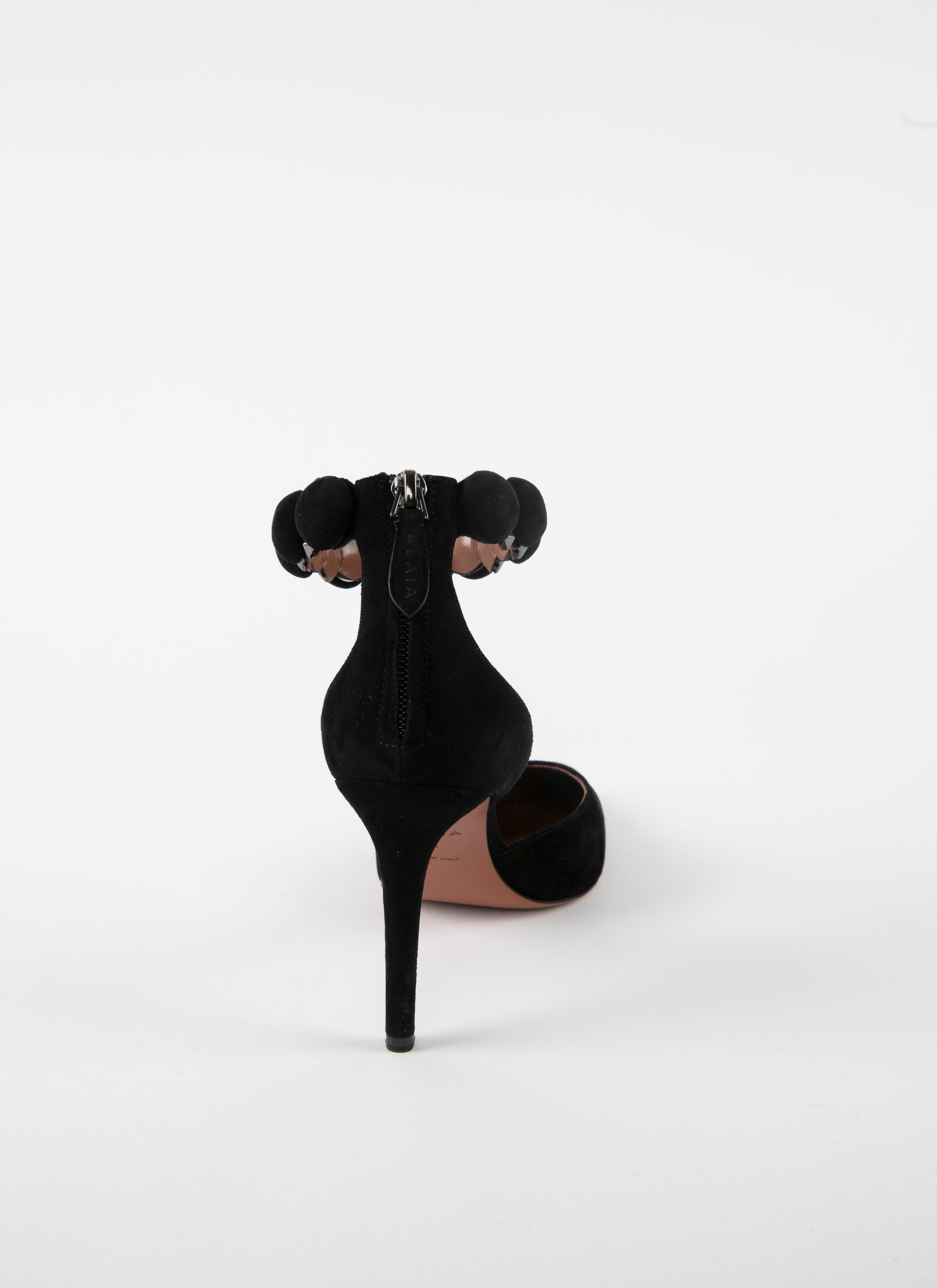 Escarpins Bombe 90 en cuir - Noir