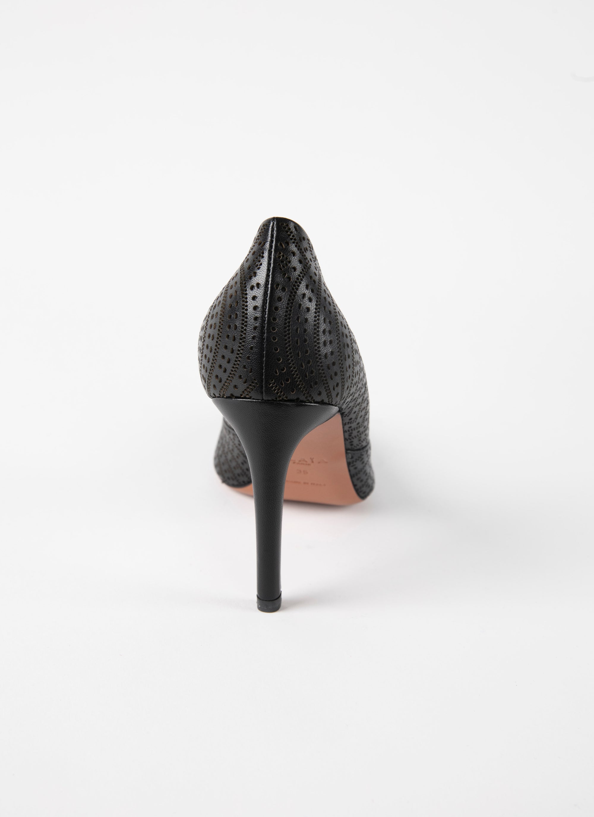 Escarpins 100 en cuir - Noir