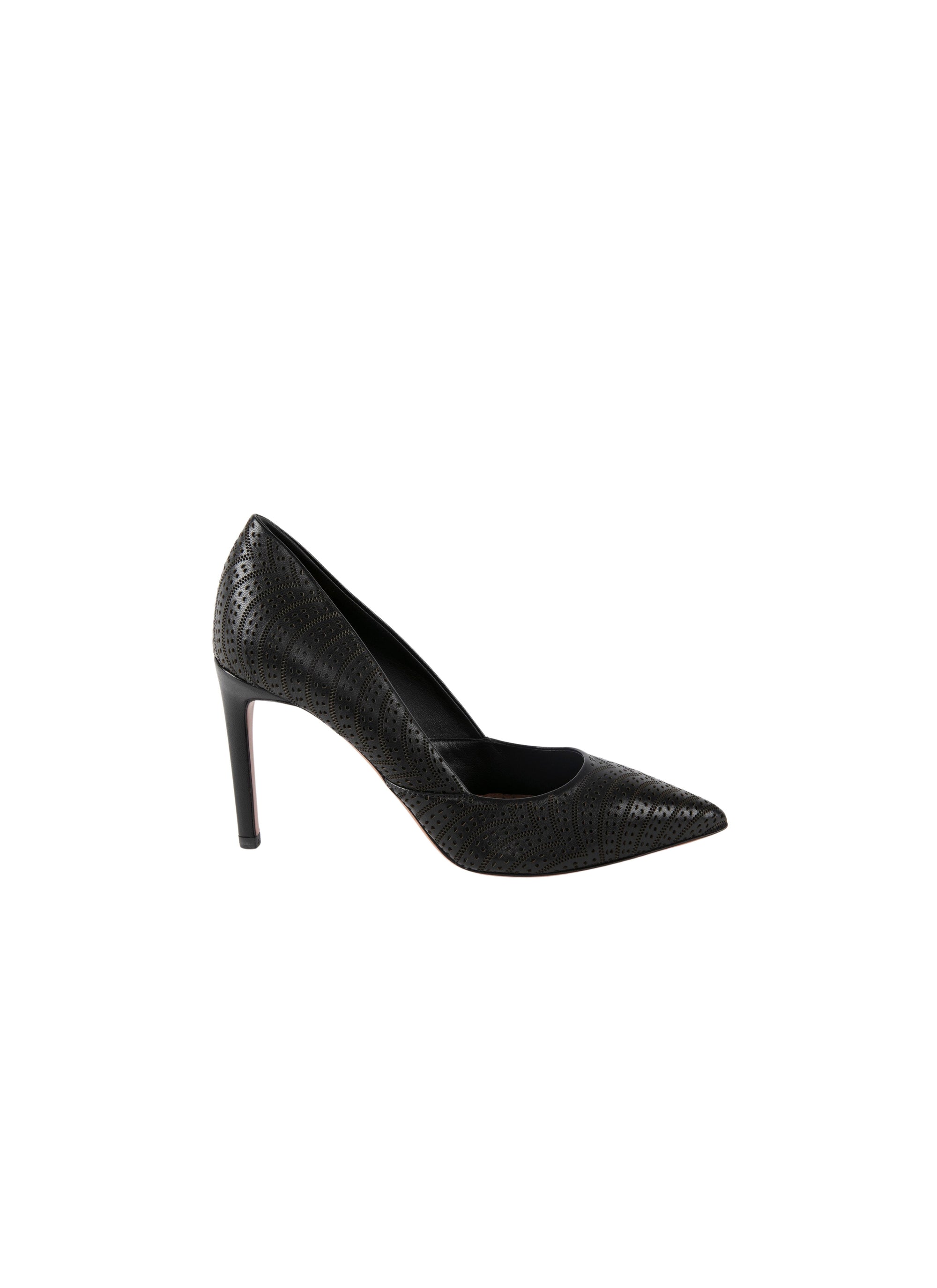 Escarpins 100 en cuir - Noir