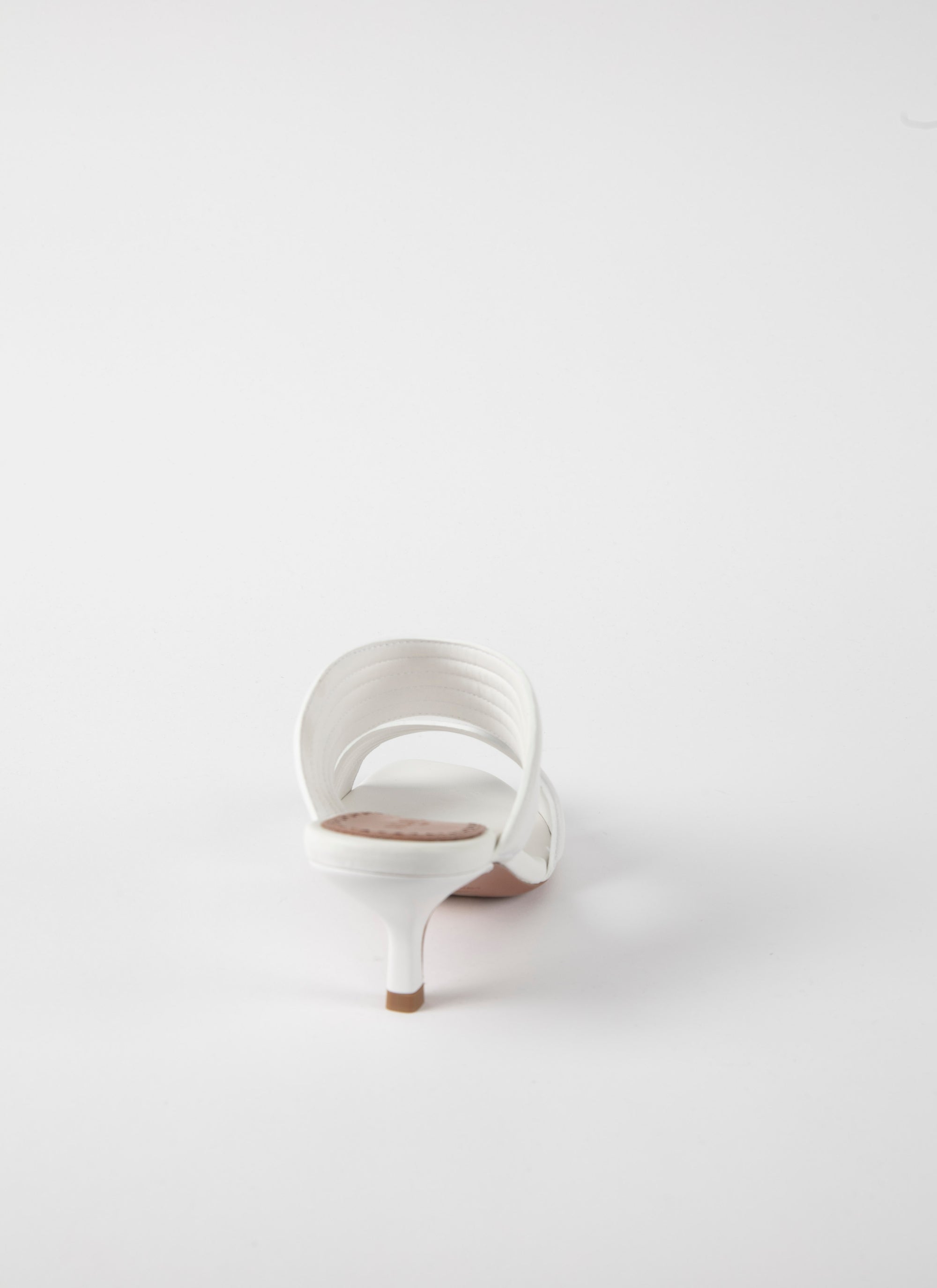 Mules 55 in geometric leather - Off White