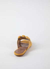 Mules ajourées en cuir géométriques - Desert