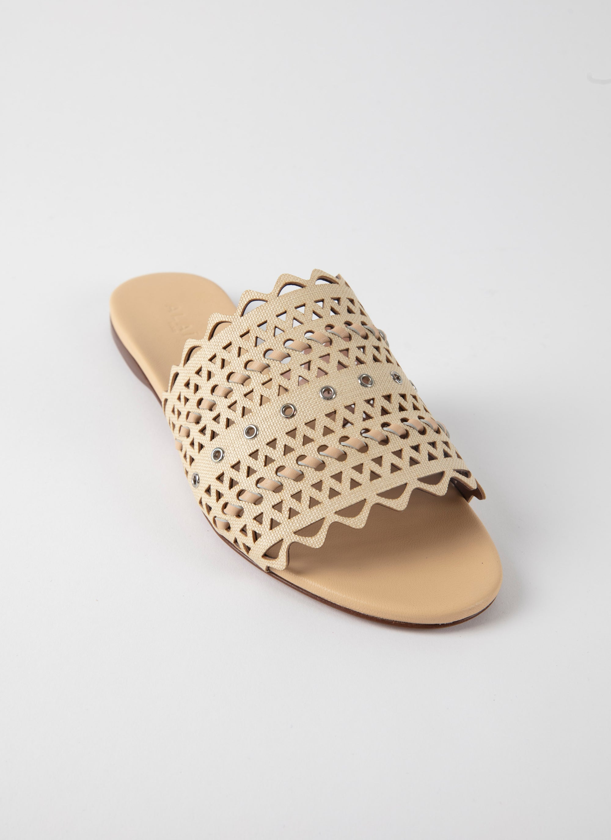 Openwork flat sandals - Desert