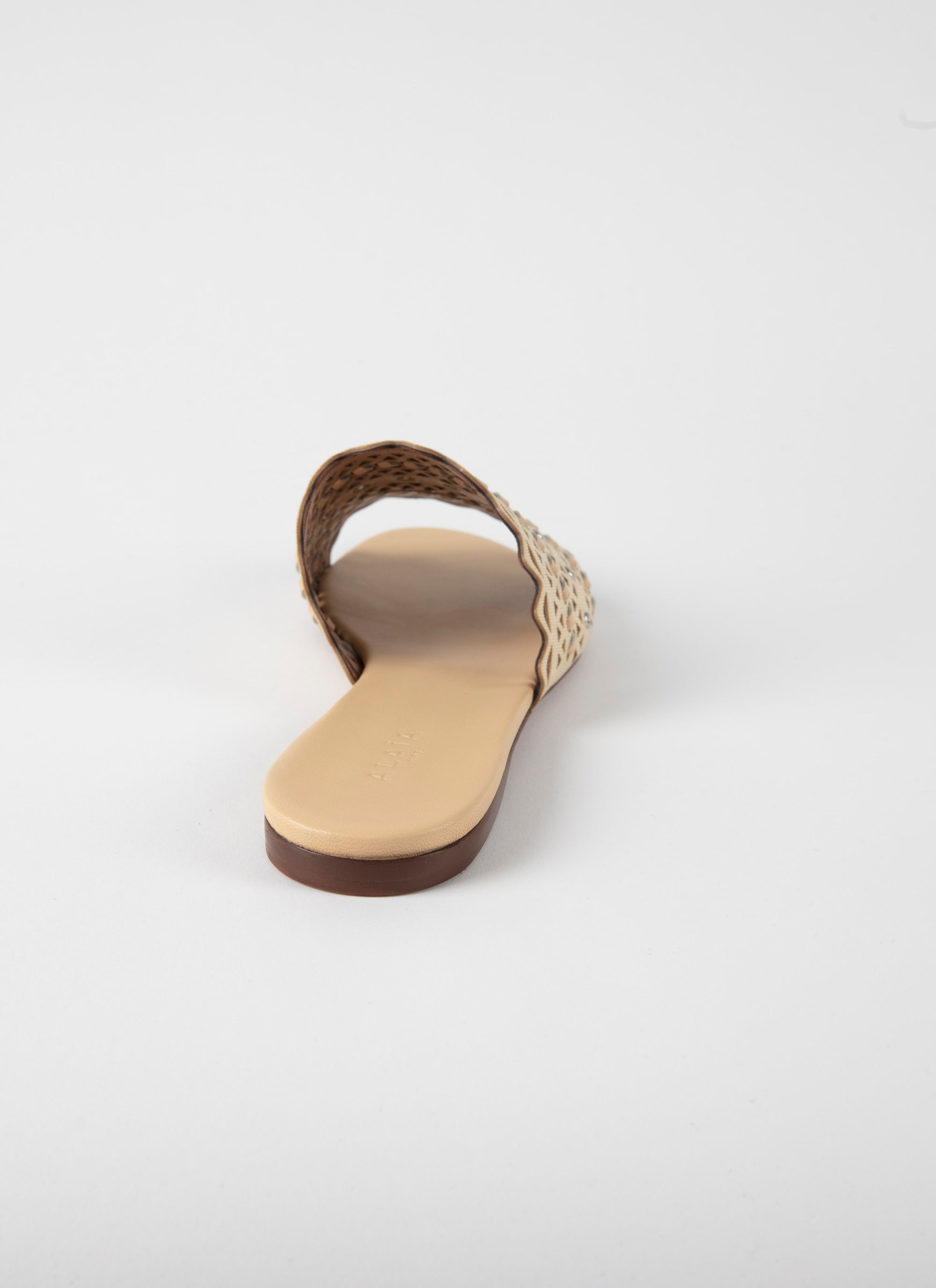 Openwork flat sandals - Desert
