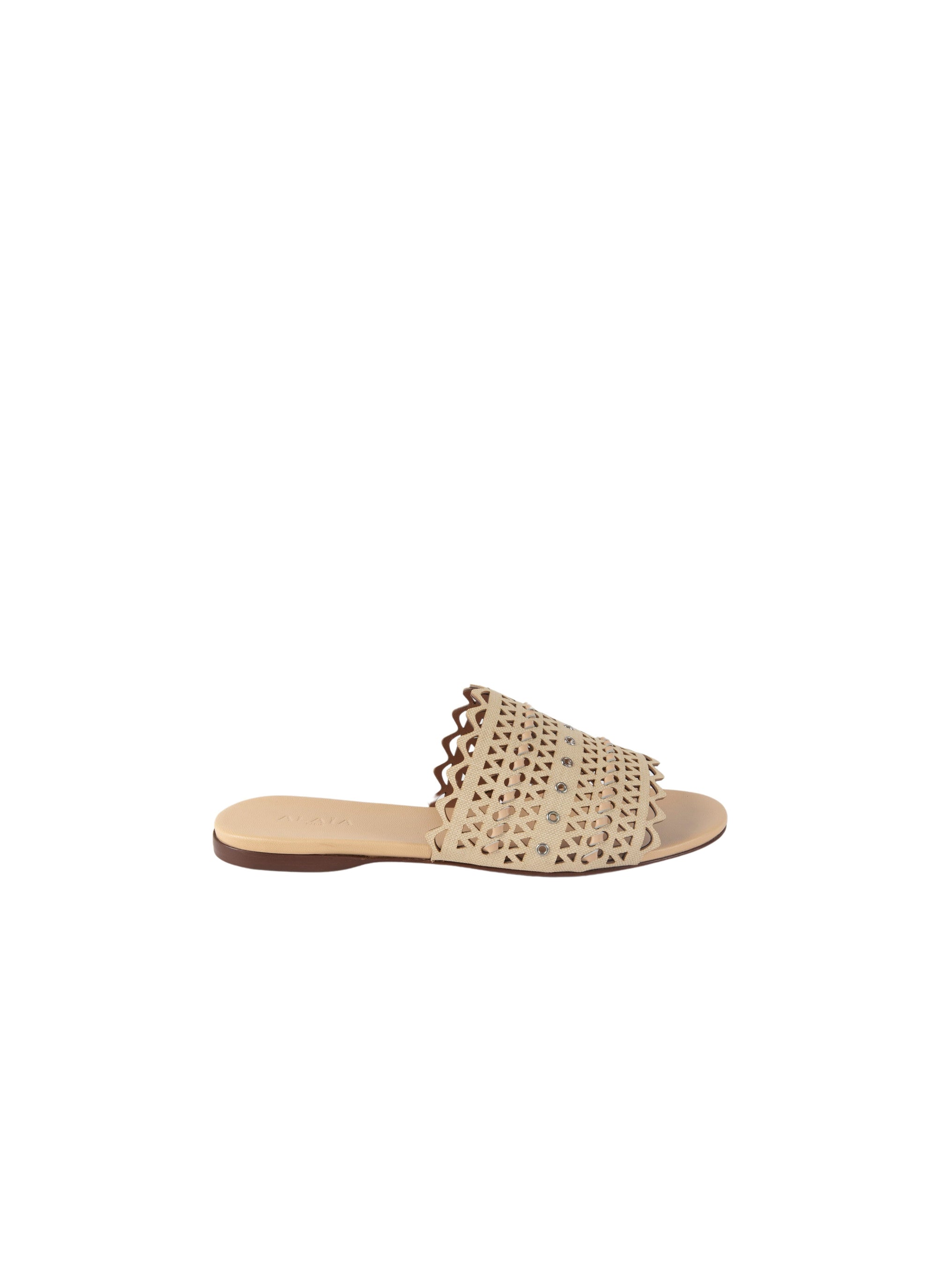 Openwork flat sandals - Desert