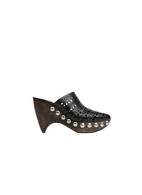Mules plateformes Le Sabot en cuir - Noir