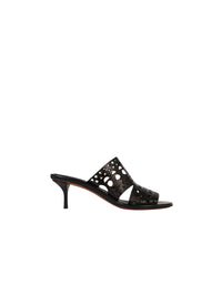 Mules Vienne 55 en cuir - Noir