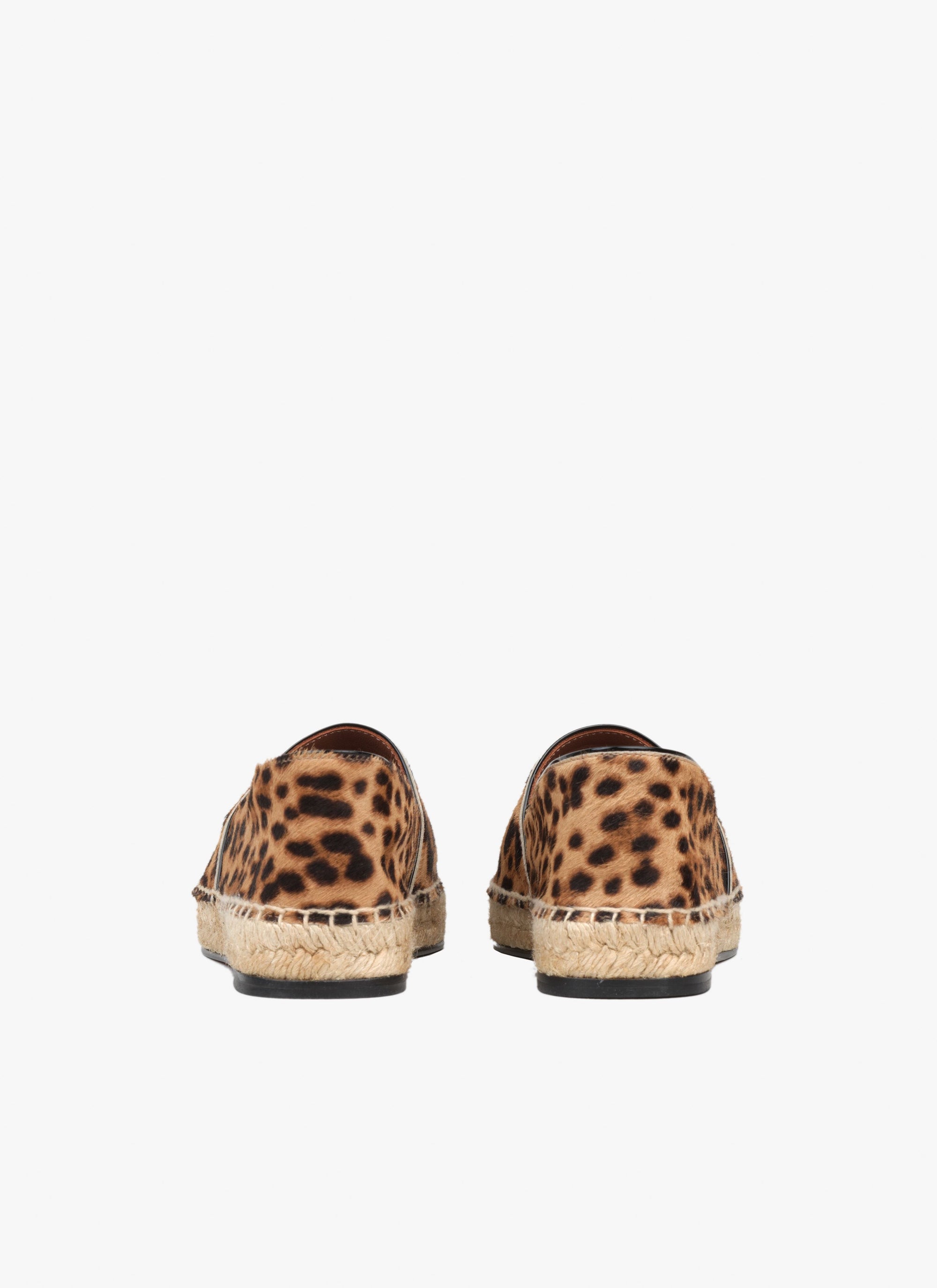Espadrilles ajourées en cuir - Brun Sepia