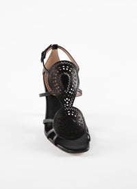 100 leather sandals - Black intense