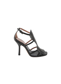 Sandals 100 in leather - Black