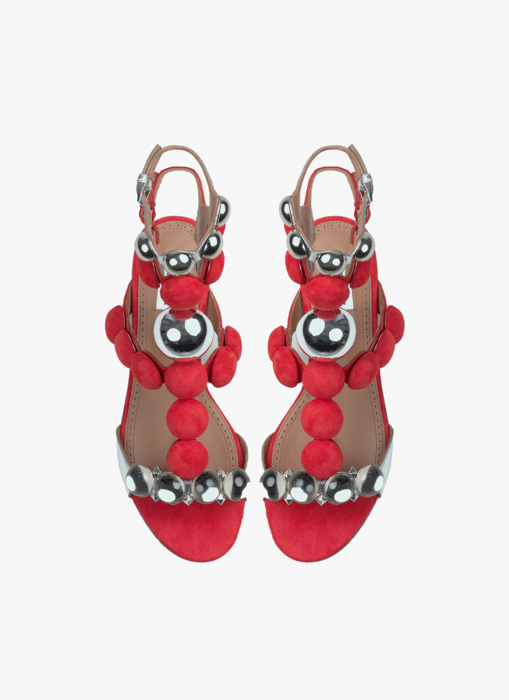 Sandales plates Bombe en cuir - Laque