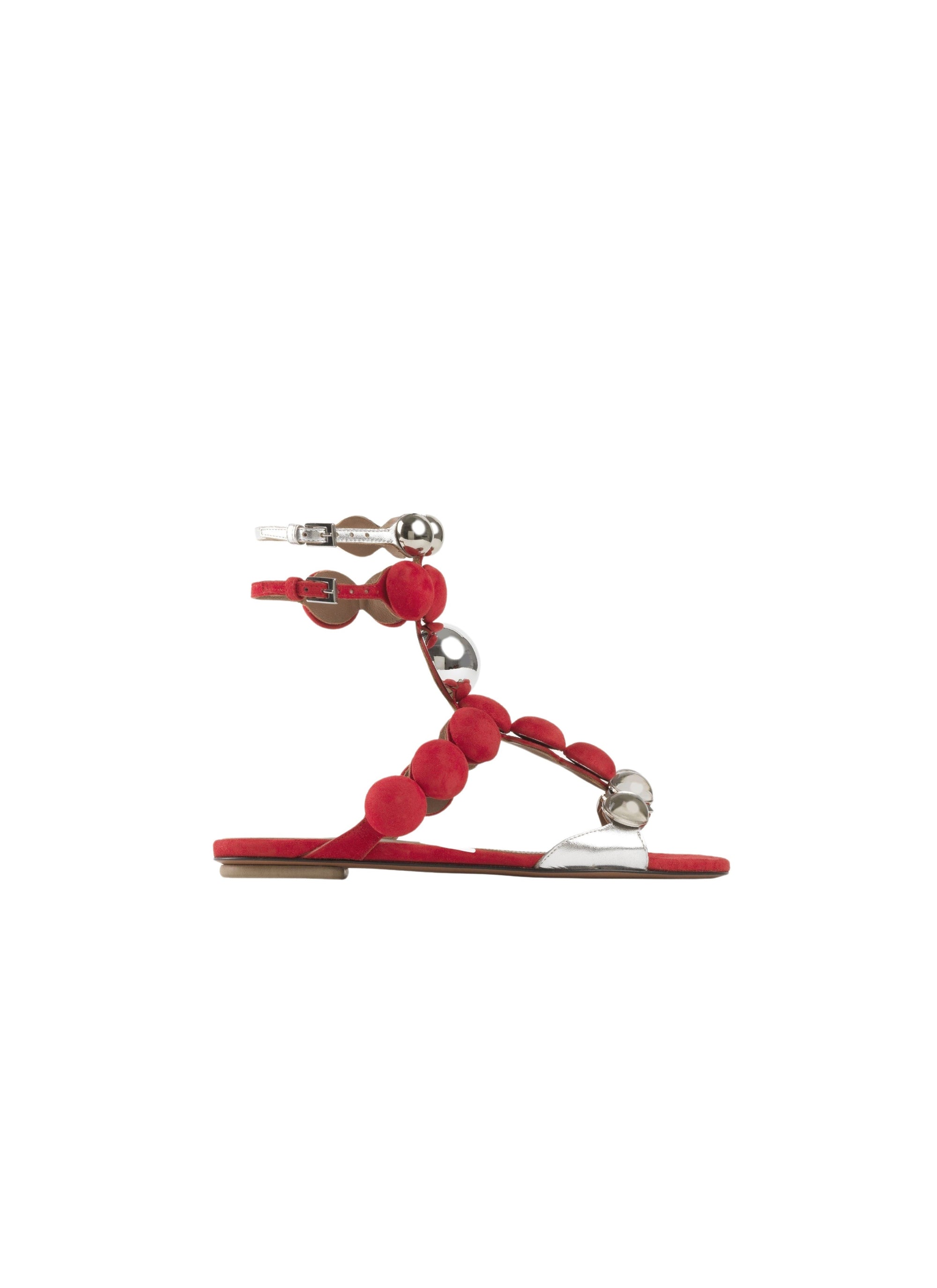 Sandales plates Bombe en cuir - Laque