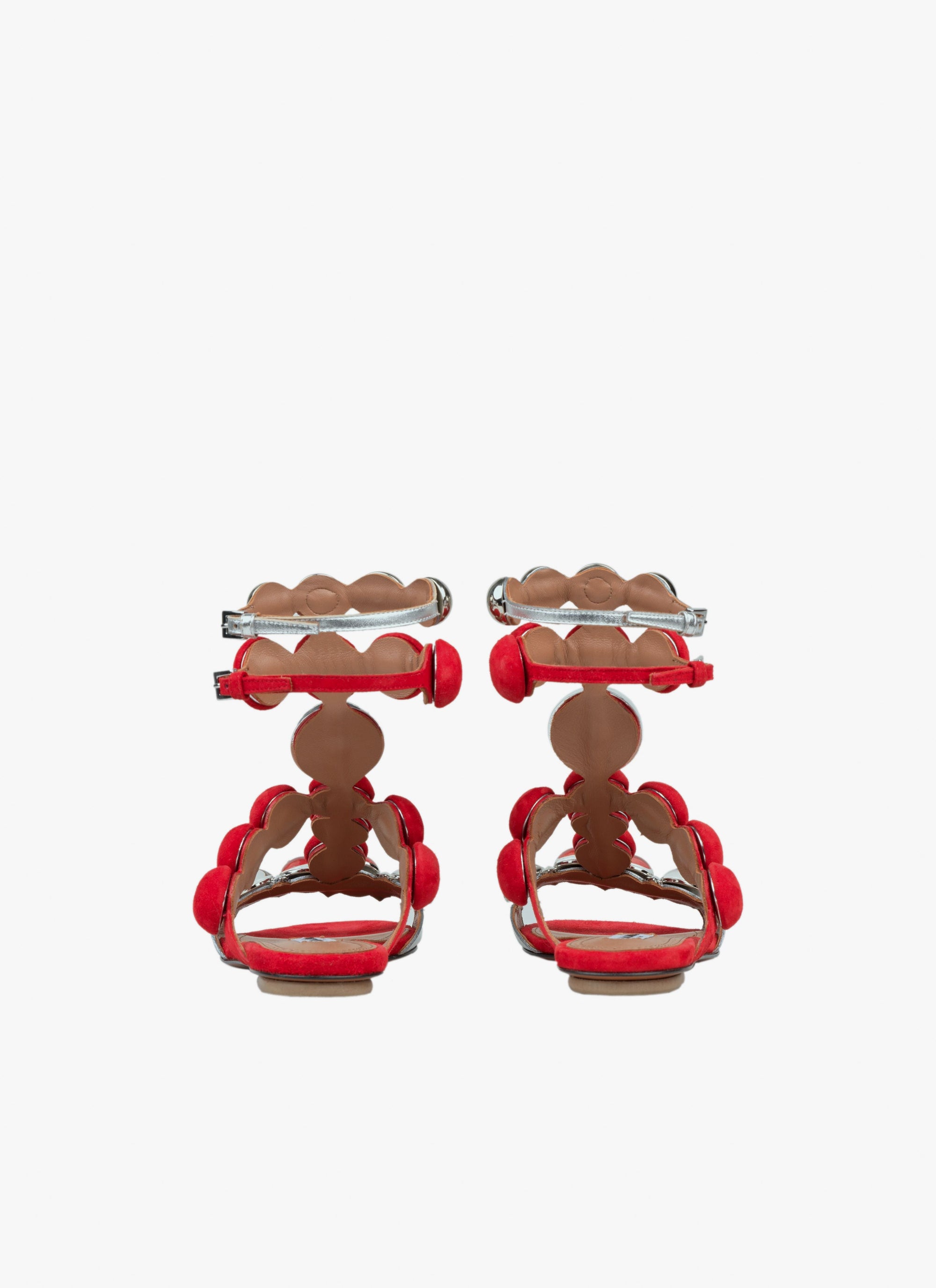 Sandales plates Bombe en cuir - Laque