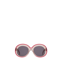 Lunettes de soleil rondes - Rose & Gris