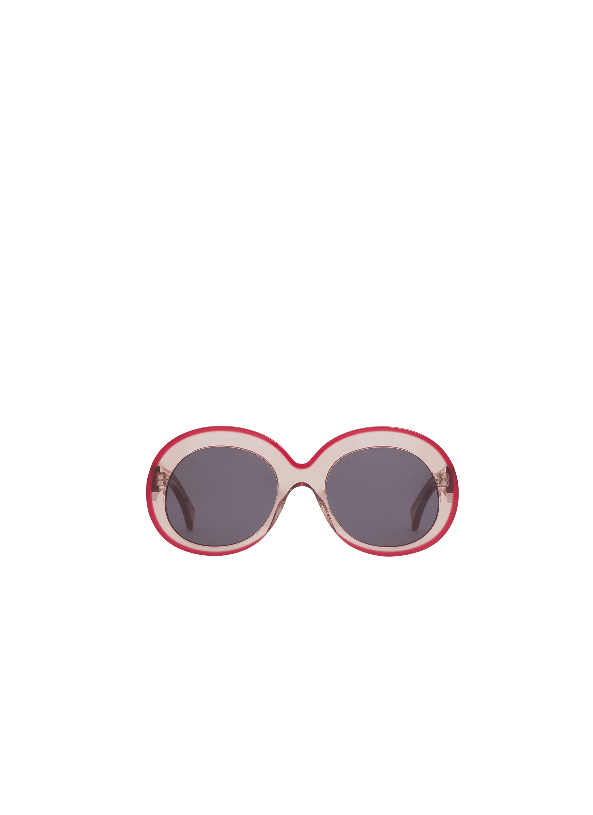 Lunettes de soleil rondes - Rose & Gris