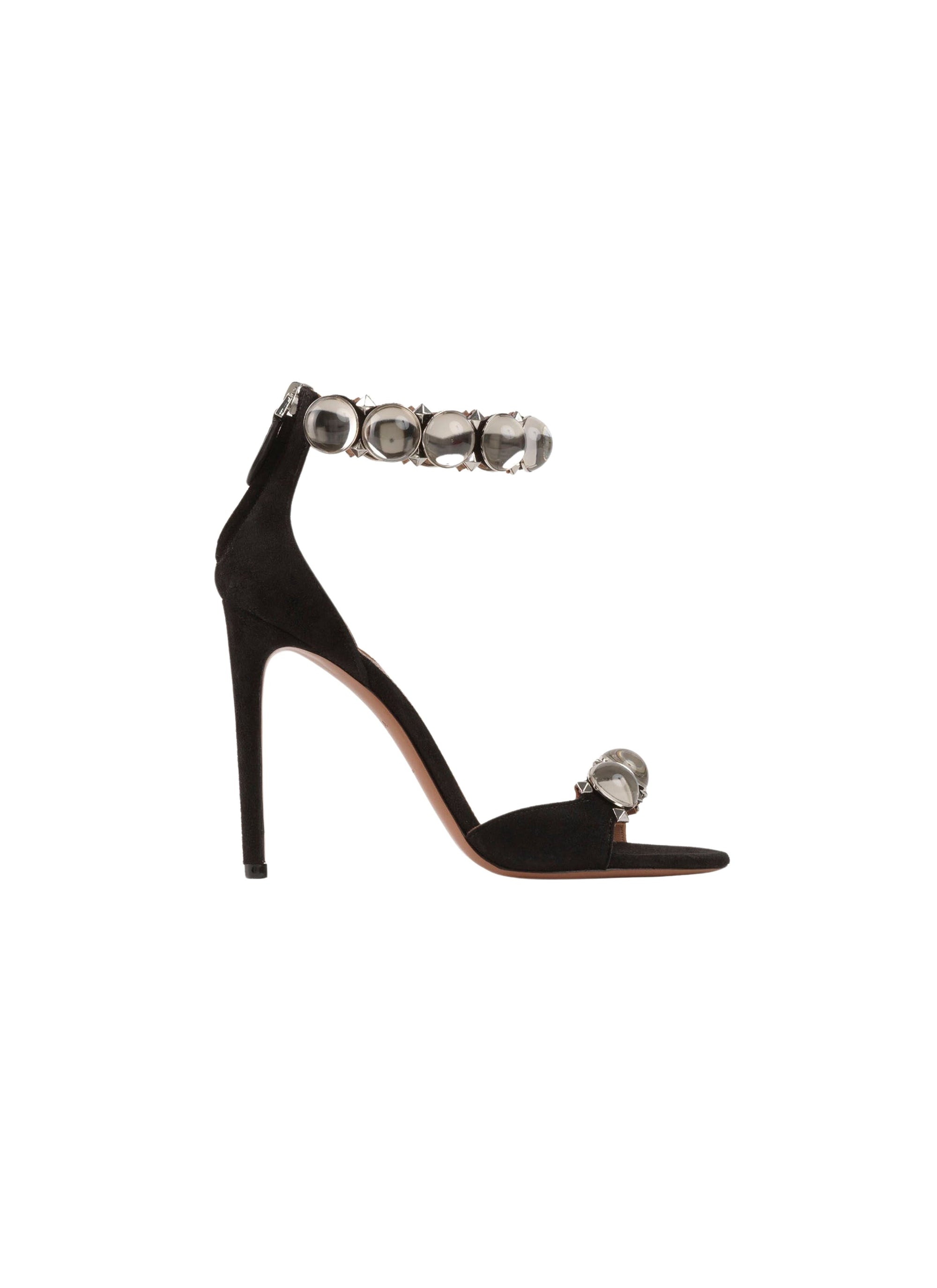 Sandales La Bombe 110 en cuir - Noir