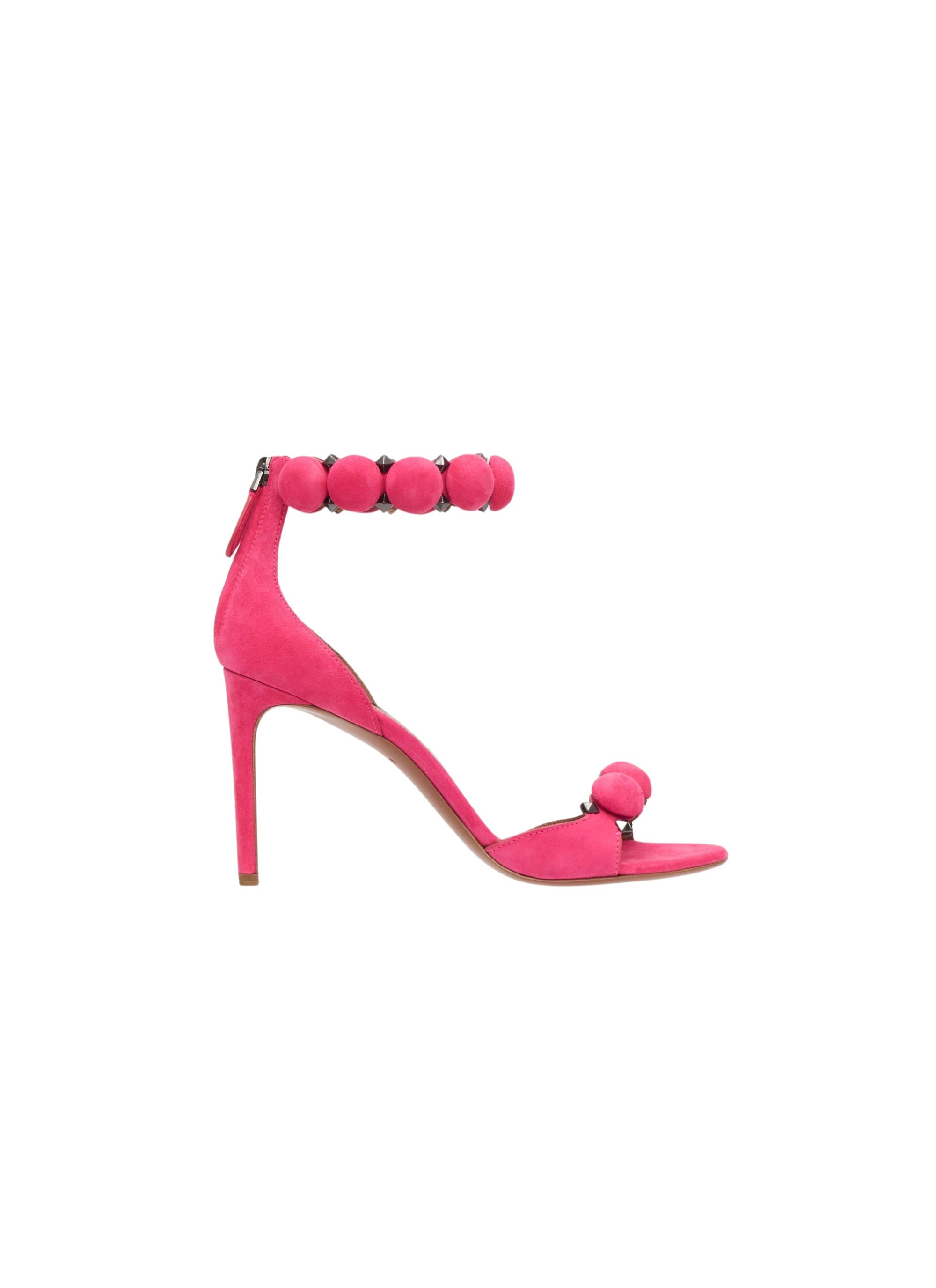 Sandales Bombe 90 en cuir - Rose Petale