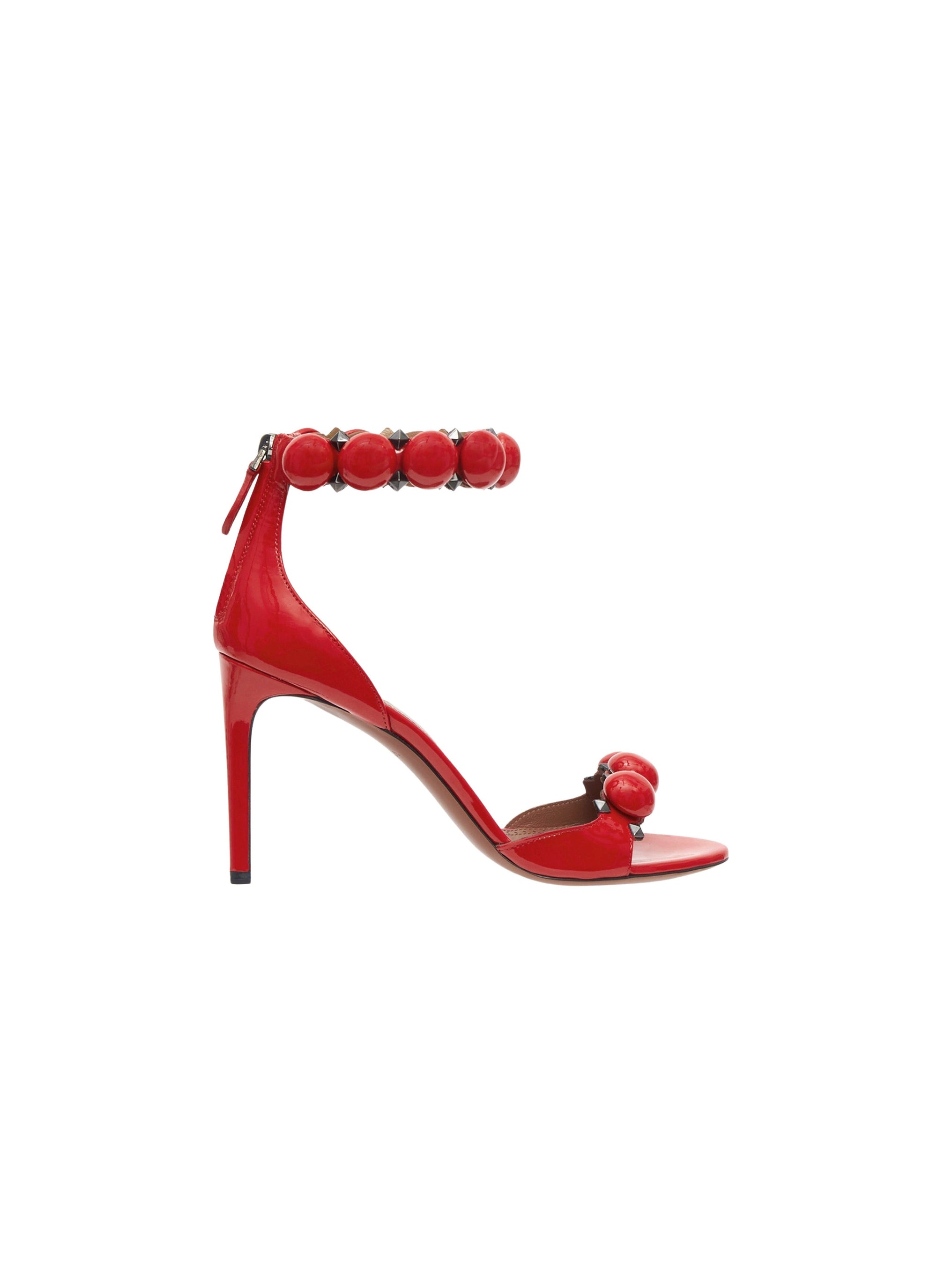 Bombe 90 Leather Sandals - Lacquer