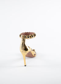Sandales Bombe 90 en cuir - Or