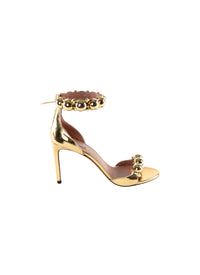Sandales Bombe 90 en cuir - Or