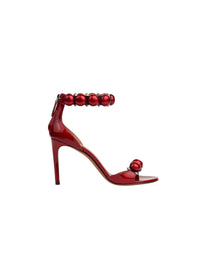 Sandales Bombe 90 en cuir - Reflex Rouge